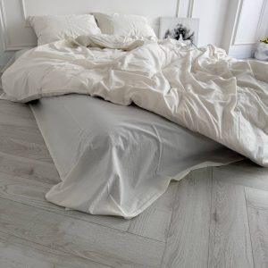 Постільна білизна з вареної бавовни (Washed Cotton) Туреччина — Айворі